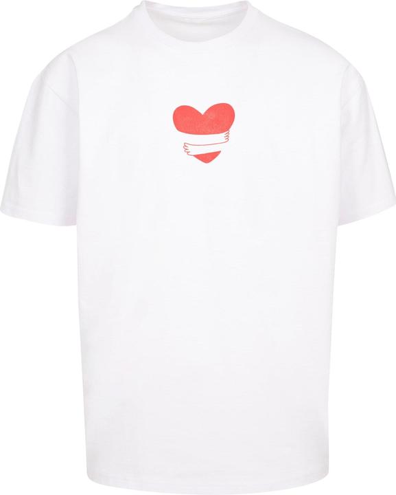 Immagine prodotto Merchcode Abbracci e amore - Maglietta oversize con cuore abbracciato - 174985 (4XL)