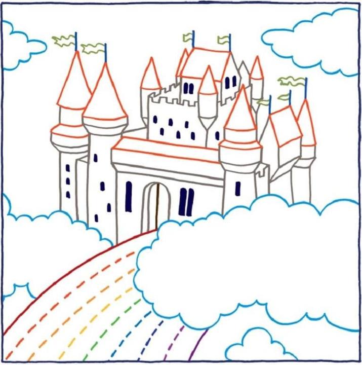 Actual product image Magic paper coloring book for girls