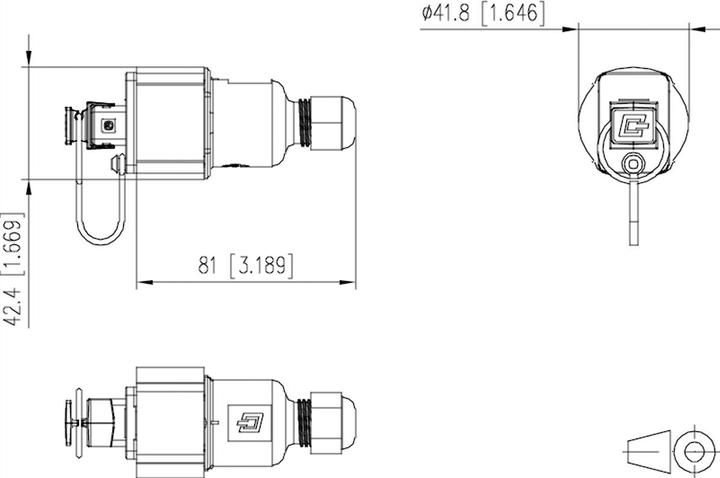Produktbild Metz Connect E-DAT Industry IP67 V4 KK