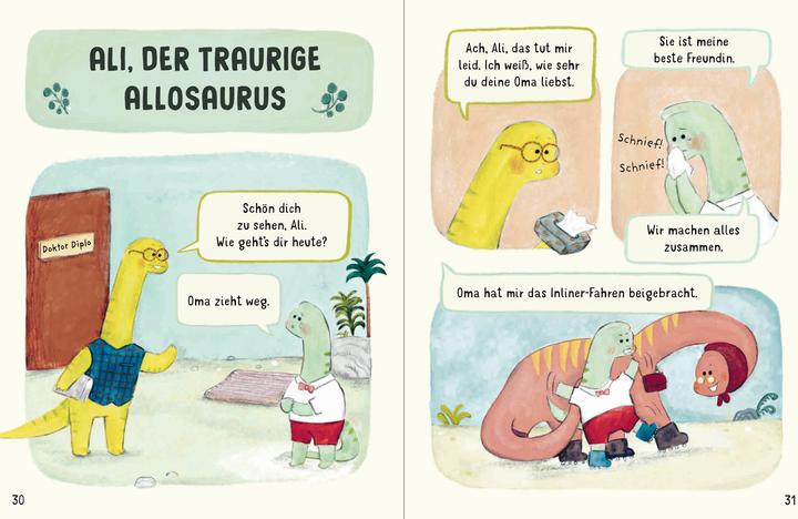 Produktbild Kleine Dinos - grosse Gefühle (Deutsch, Swapna Haddow, Yiting Lee, 2024)