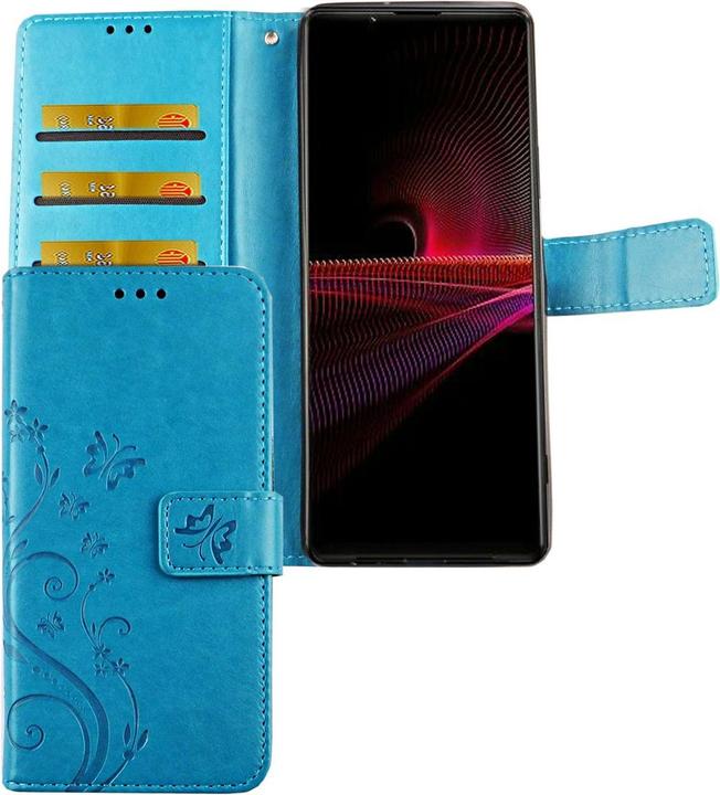 Produktbild König Design Handyhülle für Sony Xperia 5 III Case Cover Schutztasche Schutzhülle Bookstyle (Sony Xperia 5 III)