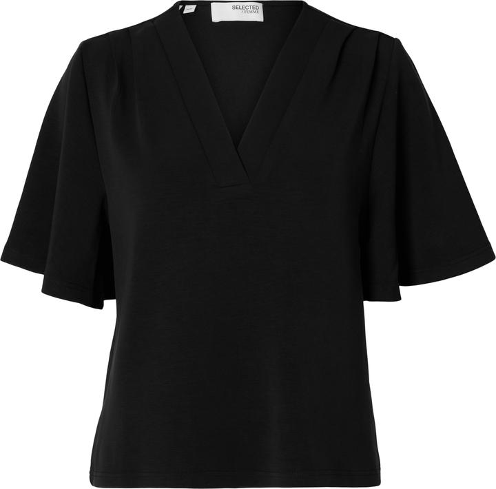 Selected Femme Slftenny Ss V-Neck Top Noos (XL)