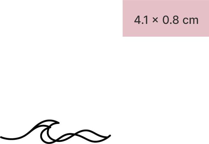 Image du produit minink Tatouage temporaire - Vagues