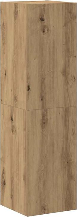 Produktbild VidaXL 3-tlg. TV-Schrank-Set Wandmontage Artisan-Eiche Holzwerkstoff