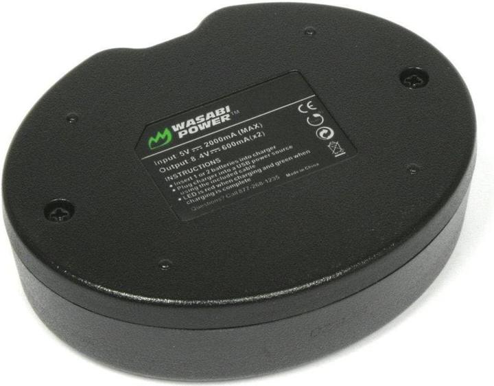Produktbild Wasabi Power 2 Akkus NPW126 und Dual Ladegerät (Kamera Akku Ladegerät)