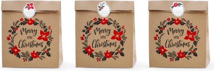 Immagine prodotto Partydeco Sacchetti di caramelle - Buon Natale (Borsa da regalo, 3 x)