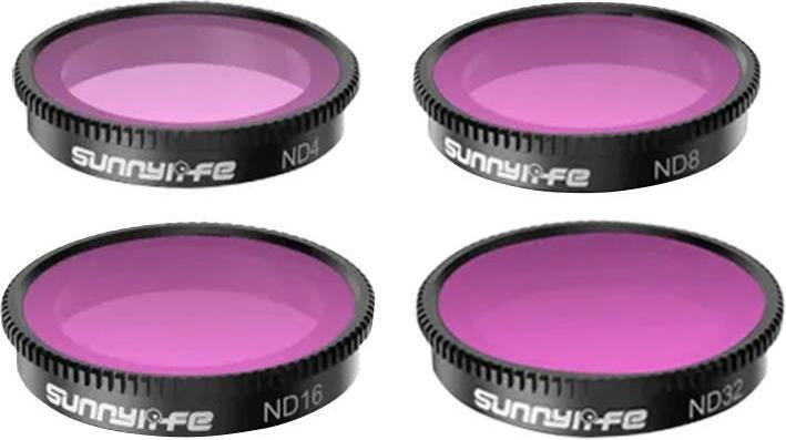 Sunnylife Set of 4 filters ND4+ND8+ND16+ND32 for Insta360 GO 3/2 (ND- / Graufilter)
