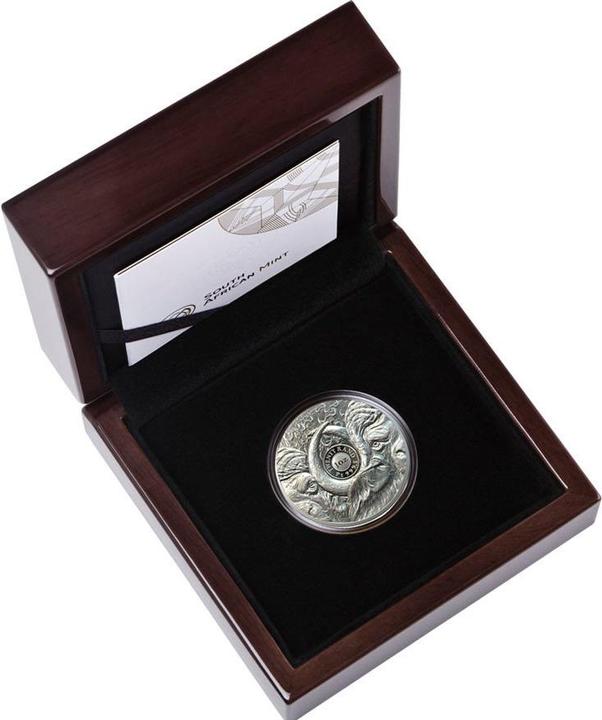 Produktbild South Africa Mint Platin Büffel 1 oz PP - Big Five Südafrika (999.50, 2021)