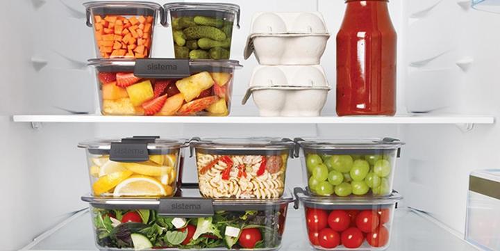 Produktbild Sistema 55105 food storage container Rectangular Box 0.38 L Black, Transparent (0.38 l)