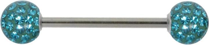 Image du produit Bijouteria Piercing langue (Acier chirurgical 316L, Résine époxy, Cristallin)
