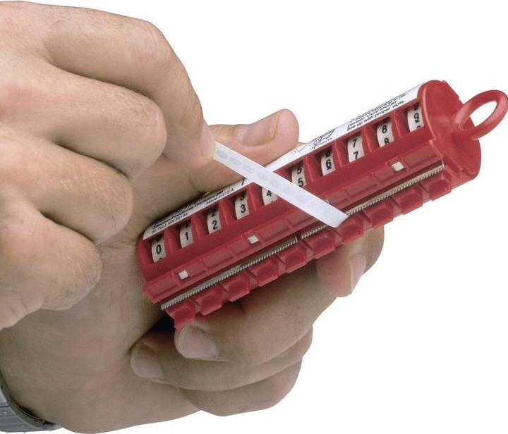 Actual product image 3M Scotchcode dispenser STD-0/9 Filled with numbers 0 to 9