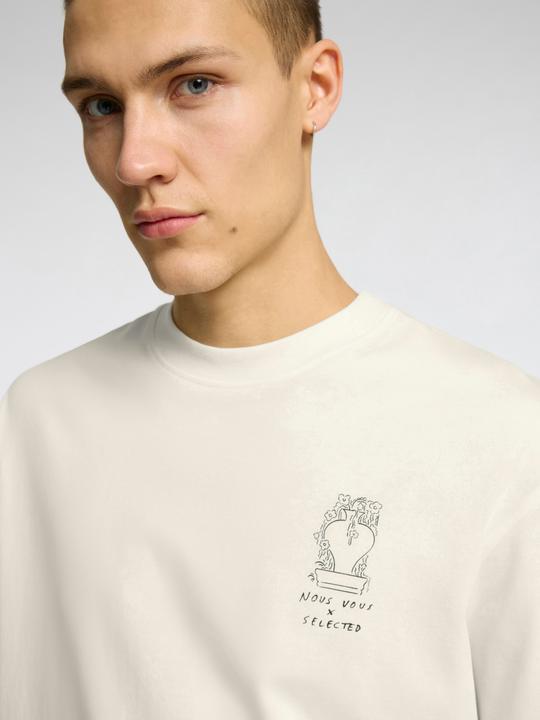 Actual product image Selected Homme Print T-Shirt (XL)
