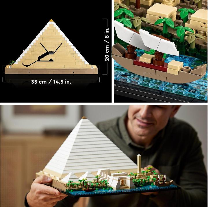 Actual product image LEGO Great Pyramid of Giza (21058, LEGO Architecture)