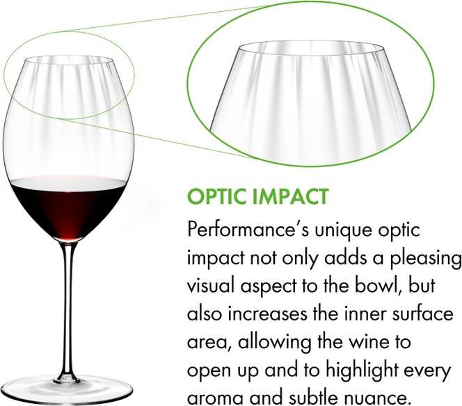 Immagine prodotto Riedel Weinglas Syrah/Shiraz PERFORMANCE (63 cl, 2 Occhiali, Bicchieri da vino rosso)
