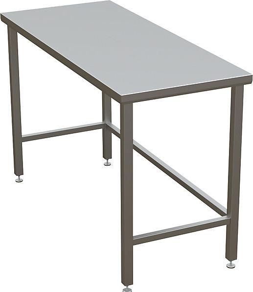 Image du produit kaiserkraft Table pour salle blanche avec plan de travail lisse (140 cm, 70 cm)