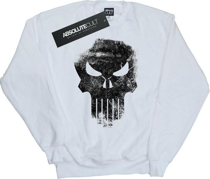 The Punisher Distrressed Skull Sweatshirt Jungen