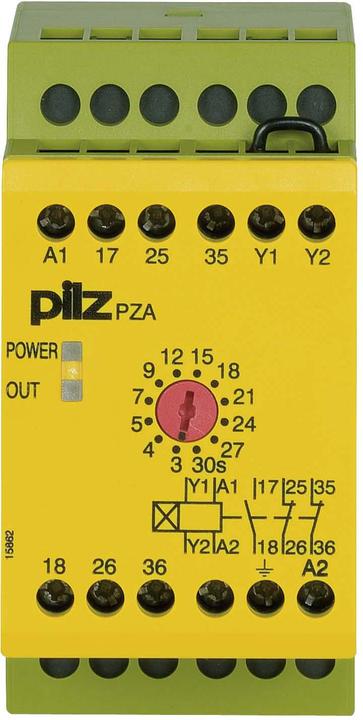 Produktbild Pilz 774040 PZA 30/230VAC 1n/o 2 n/c