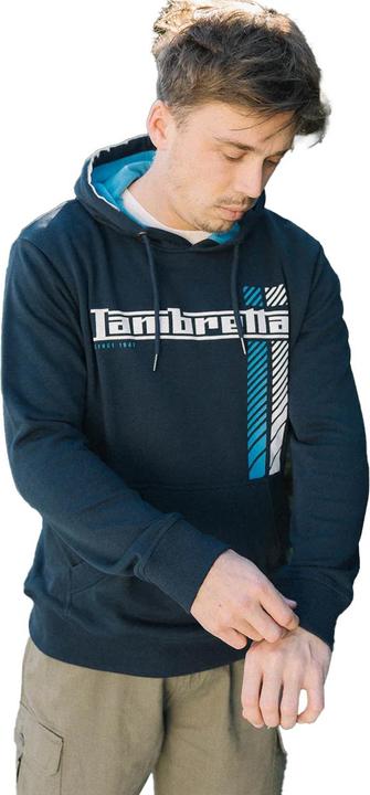 Immagine prodotto Lambretta SS25 Felpa con Cappuccio Striscia Da Corsa Uomo (M)