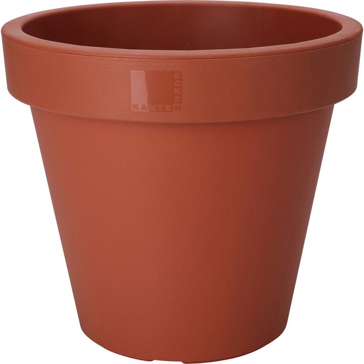 Image du produit ProGarden Blumentopf rund, terracotta, Pflanztopf aus 100% recyclebaren Kunststoff, Ø 25 cm, 6er-Set