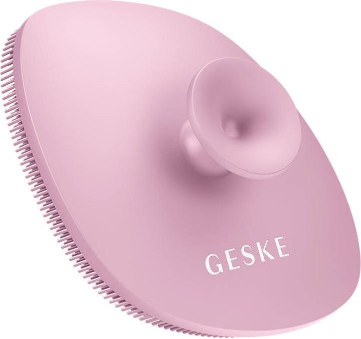 Actual product image Konjac Sponge Szczoteczka do czyszczenia twarzy 4w1 z uchwytem Geske z Aplikacją (różowy)