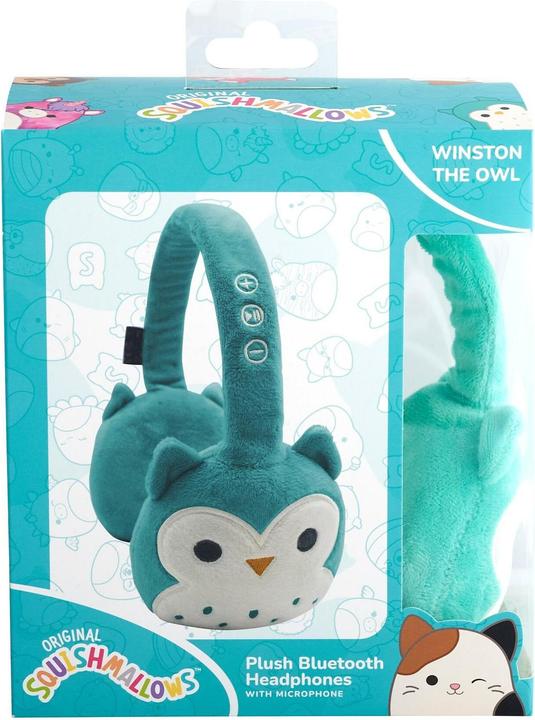 Immagine prodotto Squishmallows Winston il gufo - Cuffie Bluetooth di peluche