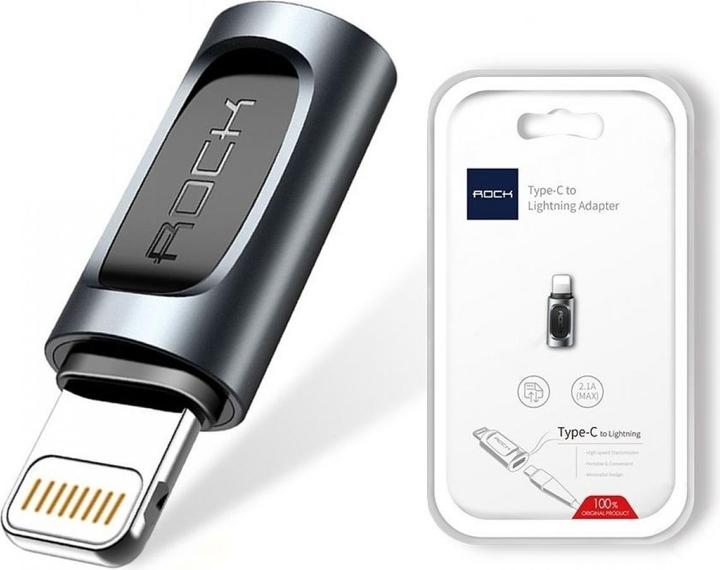 Image du produit Rock Adaptateur USB-C vers Lightning (USB Type C, Lightning)