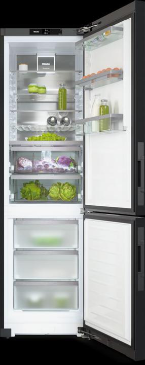 Produktbild Miele Kühl- / Gefrierkombination KFN 4898 A-10 D Blacksteel (362 l)
