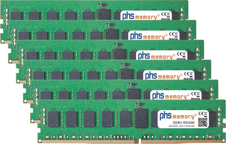 Produktbild PHS-memory RAM passend für Apple MacPro7,1 (8-Core + 12-Core CPU) (Apple MacPro7,1 (8-Core + 12-Core CPU), 6 x 16 GB)