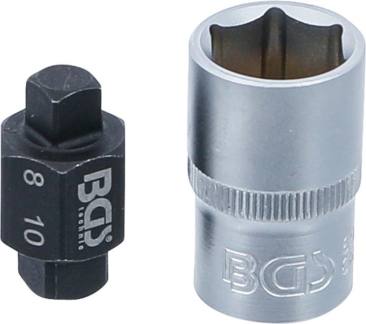 Produktbild BGS Ölablassschrauben-Einsatz Vierkant 8 mm / 10 mm