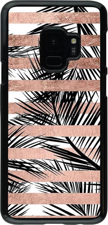 Actual product image PhoneLook Coque Palm trees gold stripes (Samsung Galaxy S9)