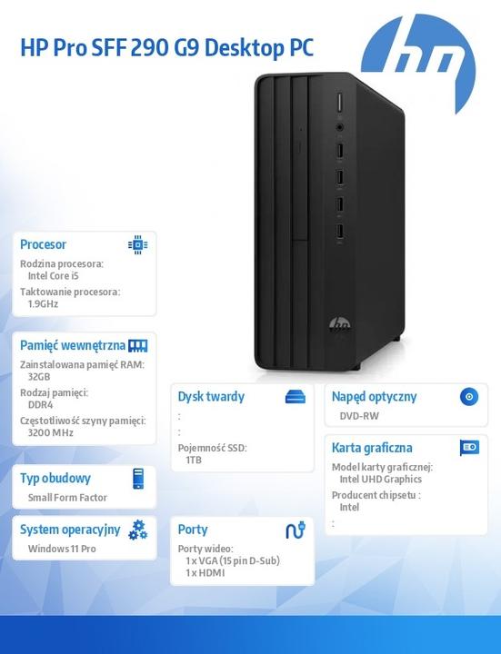 Produktbild HP 290 G9 (Intel Core i5-14500, 32 GB, 1000 GB)