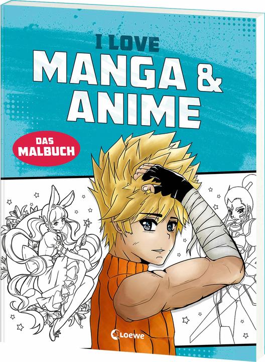 Produktbild Loewe I love Manga & Anime - Das Malbuch