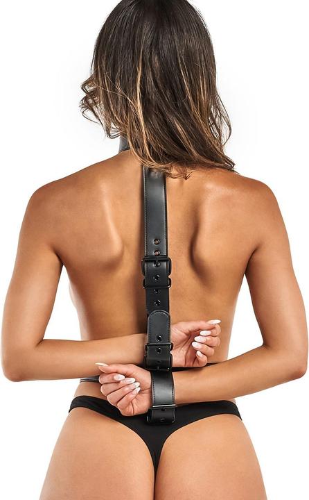Actual product image Magic Silk Halsband mit HandgelenkFesseln Body Restraint Set