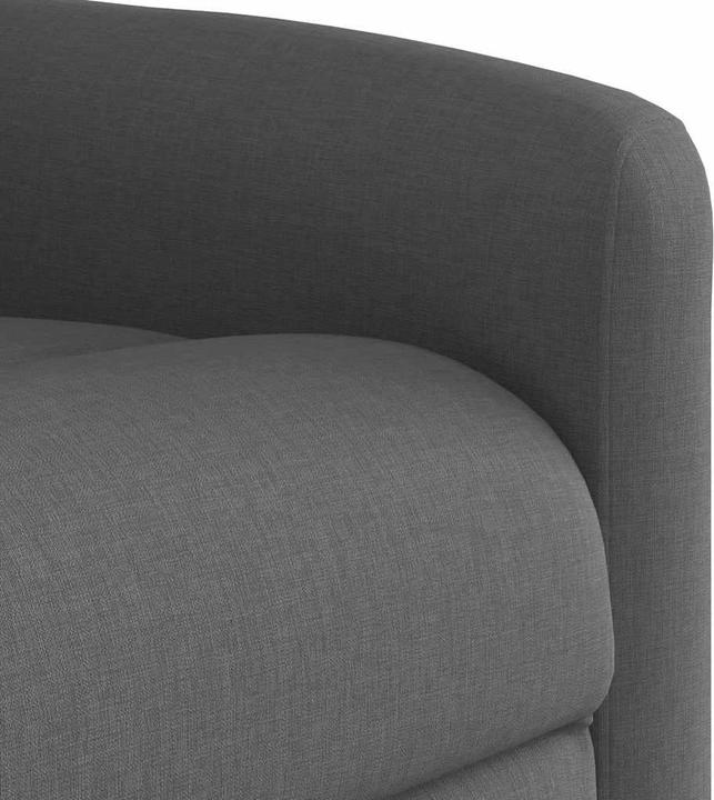 Actual product image VidaXL Massage chair with stand-up aid dark grey fabric