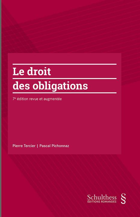 Image du produit Le droit des obligations (Français, Pascal Pichonnaz, Pierre Tercier, 2024)