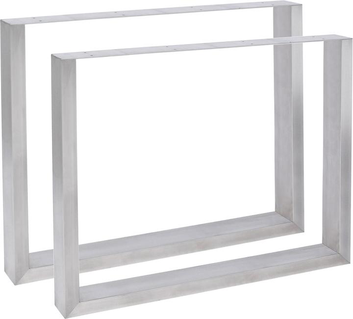 Image du produit CLP 2x Pieds de table Velden 90 cm inox