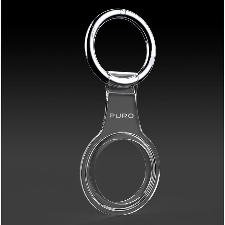 Image du produit Deltaco Puro NUDE Porte-clés Apple Airtag avec étui - Transparent