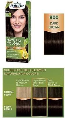 Produktbild Palette Permanent Naturals Color Creme Hair Dye with Cocoa Butter and Argan Oil 800 (3-0) D
