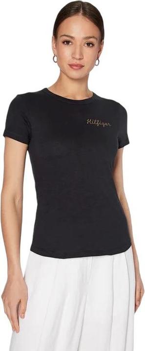 Actual product image Tommy Hilfiger Slim Gold Hilfiger C-NK SS ww0ww37860 DW5 s (S)