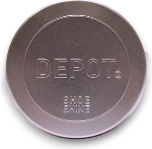 Depot Shoe Shine Metal Jar Silver - A Premium Shoe Care Product