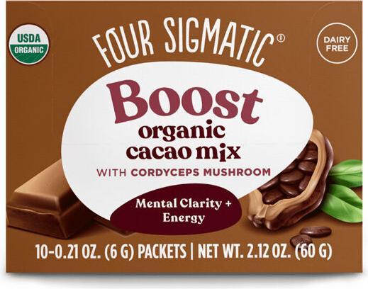 Actual product image Four Sigmatic Mushroom Hot Cacao Cordyceps (10 Piece)