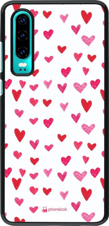 Produktbild PhoneLook Hülle Valentine 2022 Many pink hearts (Huawei P30)
