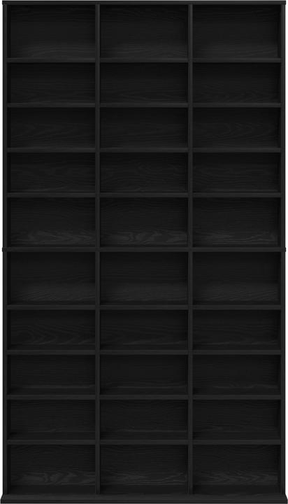 Immagine prodotto VidaXL Scaffale per CD in rovere nero 101x23x177,5 cm Materiale in legno