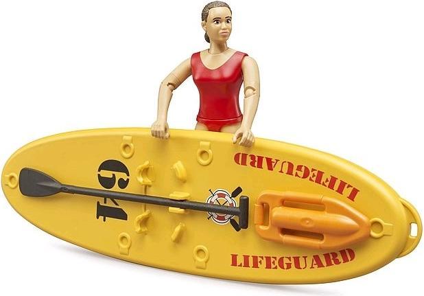 Actual product image Bruder bworld Life Guard with Stand Up Paddle