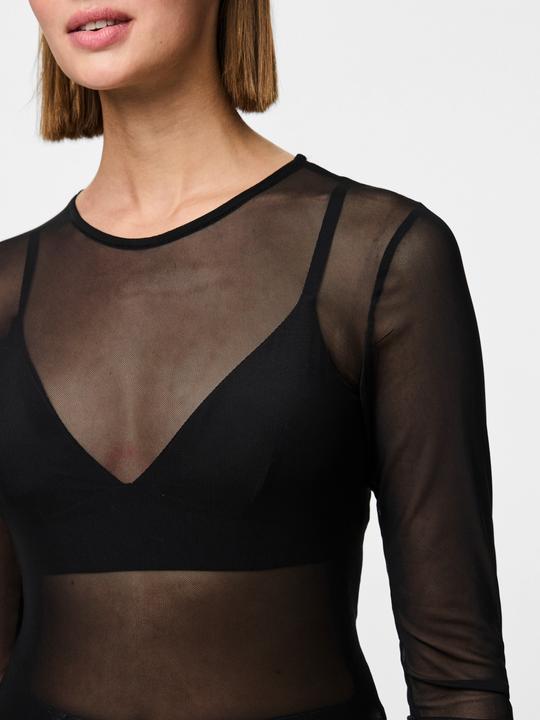 Produktbild Pieces Pcninni Ls Mesh Top Noos Bc (L)