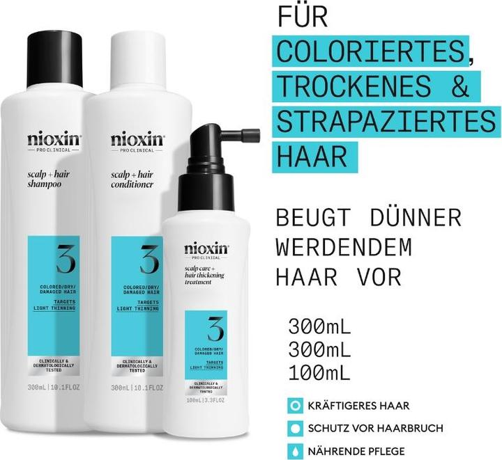 Actual product image Nioxin Scalp + Hair Thickening System 3 (Hair care set)