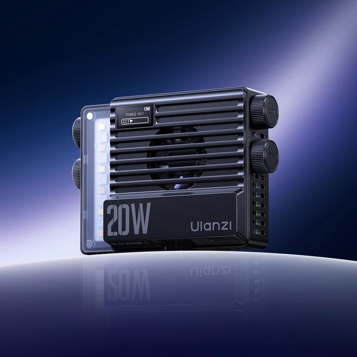 Actual product image Ulanzi LE20 20W RGB Pocket Light Black