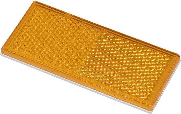 Produktbild ProPlus Reflektor orange 82x36mm selbstklebend 2 Stück im Blister