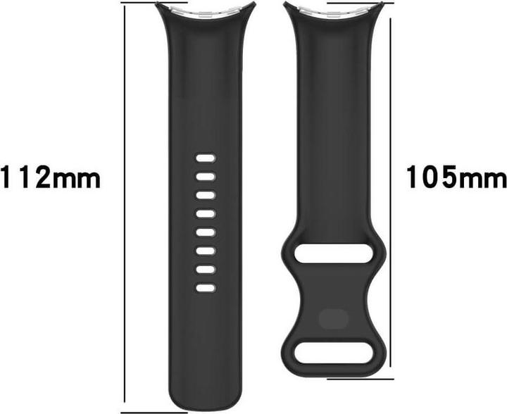 Actual product image Cover-Discount Google Pixel Watch 3 - 45mm - Silikon Sportarmband Ersatzband (Silicone)