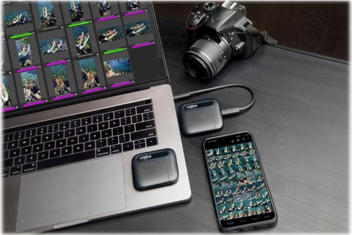 Actual product image Crucial X6 (500 GB)